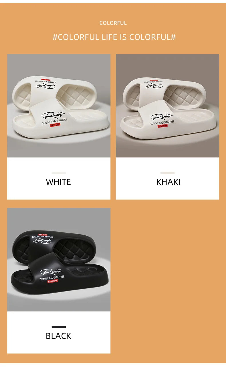 Summer Innovative Design EVA Slippers Shoes Soft and Lightweight Home Slippers Sandals Suitable for Indoor and Outdoor Leisure