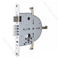 Smart Automatic Israeli 6590 Mortise Lock Body Round Head Square Bolt Replacement for Old Security Door Fingerprint Lock