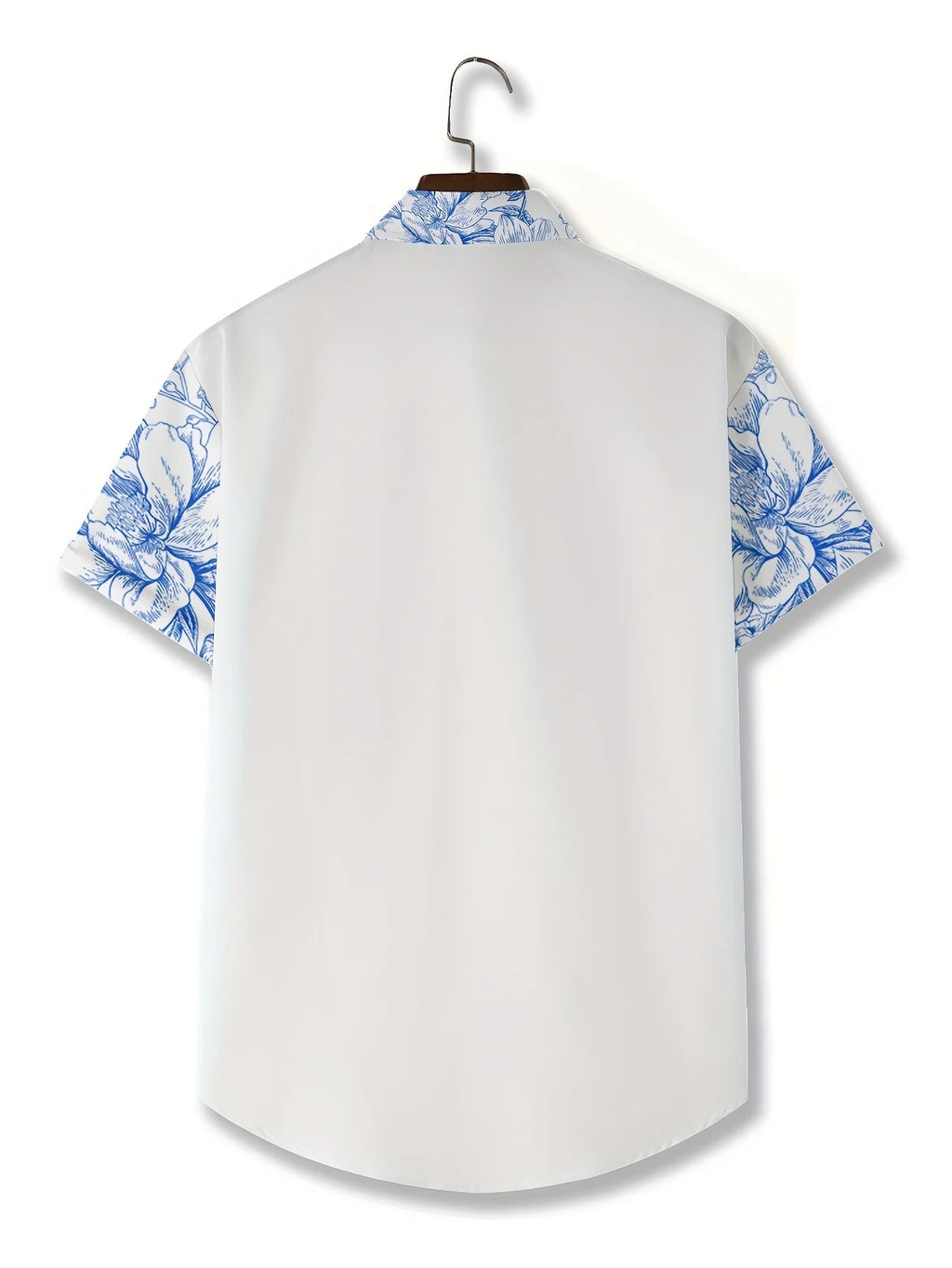 2026 Summer New Style Men's Short-Sleeved Shirt with 3D Patterned Print - Street Casual Fashion Comfortable and Soft