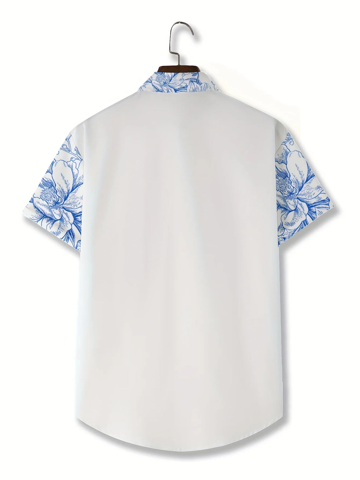 2026 Summer New Style Men's Short-Sleeved Shirt with 3D Patterned Print - Street Casual Fashion Comfortable and Soft