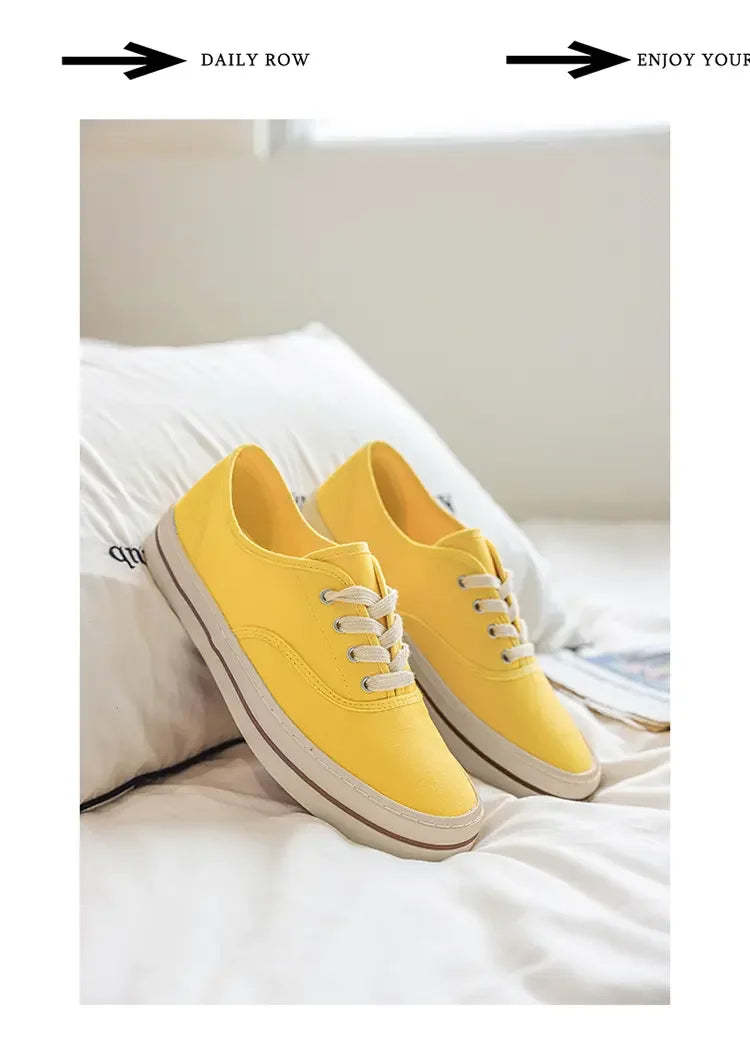 YUYIN 2026 New Men Vulcanized Canvas Shoes Sneakers Comfort Light Student Trendy Casual Male Daily Outdoor Walking Footwear