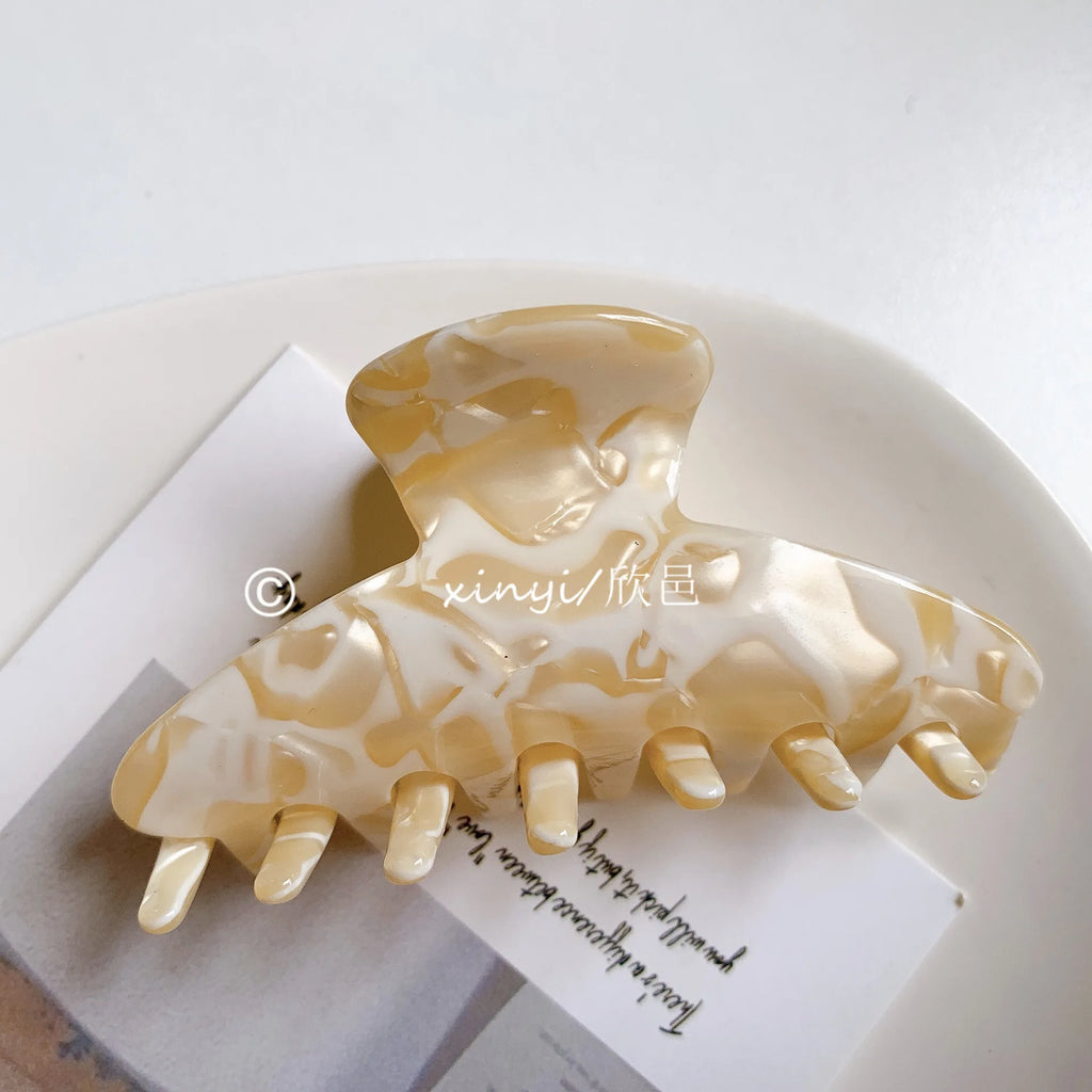 High-end Acetate Large Plate Hair Claws Fashion Hair Accessories Women Trend Back Head Clip Boutique Cute Girl Hairpins Headwear