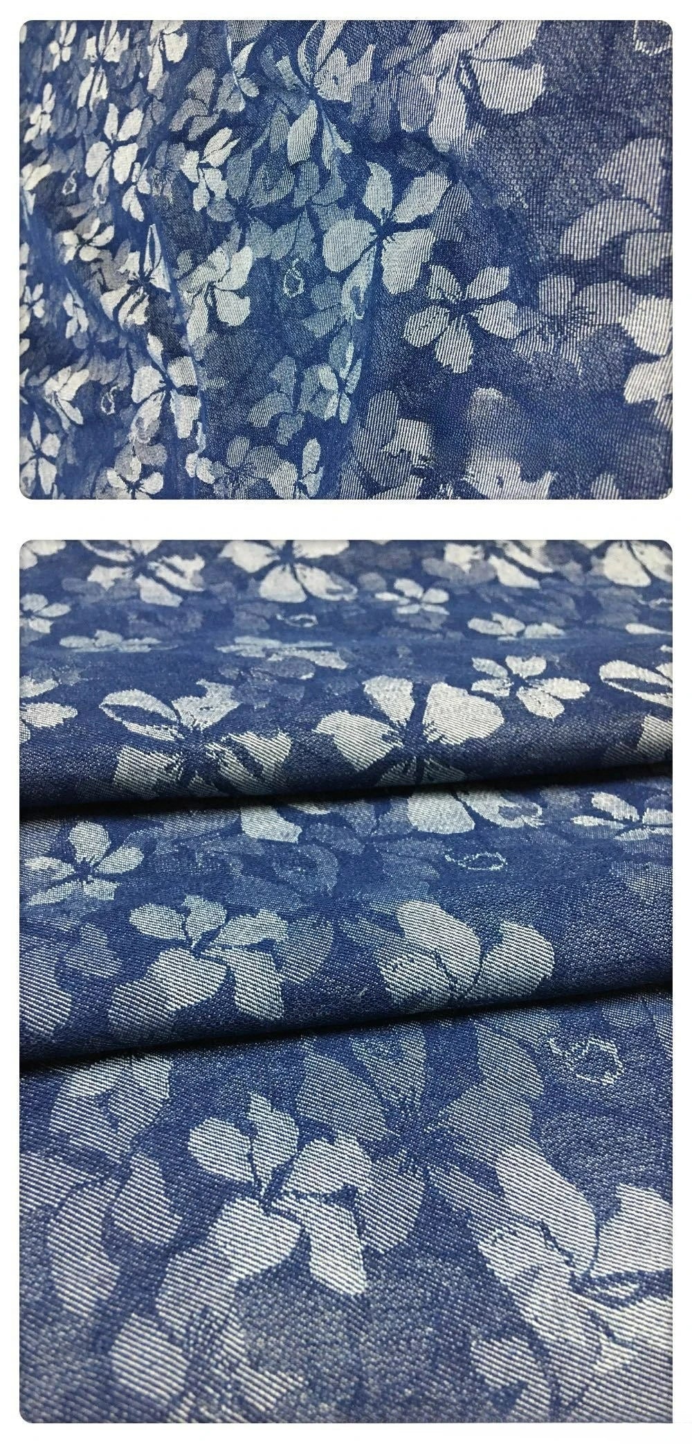 Elastic Jacquard Water Washed Denim Fabric High-end Skirts Outerwear Pants Clothing Diy Sewing Fabric