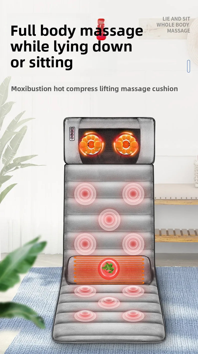 Full Body Massage Mattress Kneading Heat Waist Massage Drop Shipping Ready Home Use Blanket Neck Shoulder Waist Back Massage