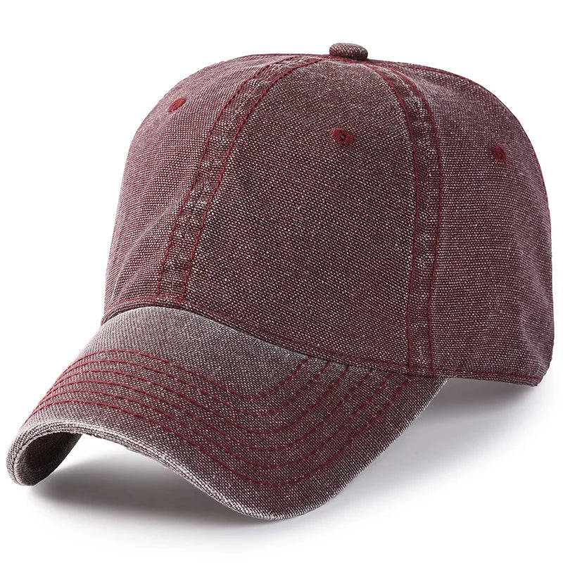 URBANCREW Washed Cotton Baseball Cap – Adjustable Streetwear Hat