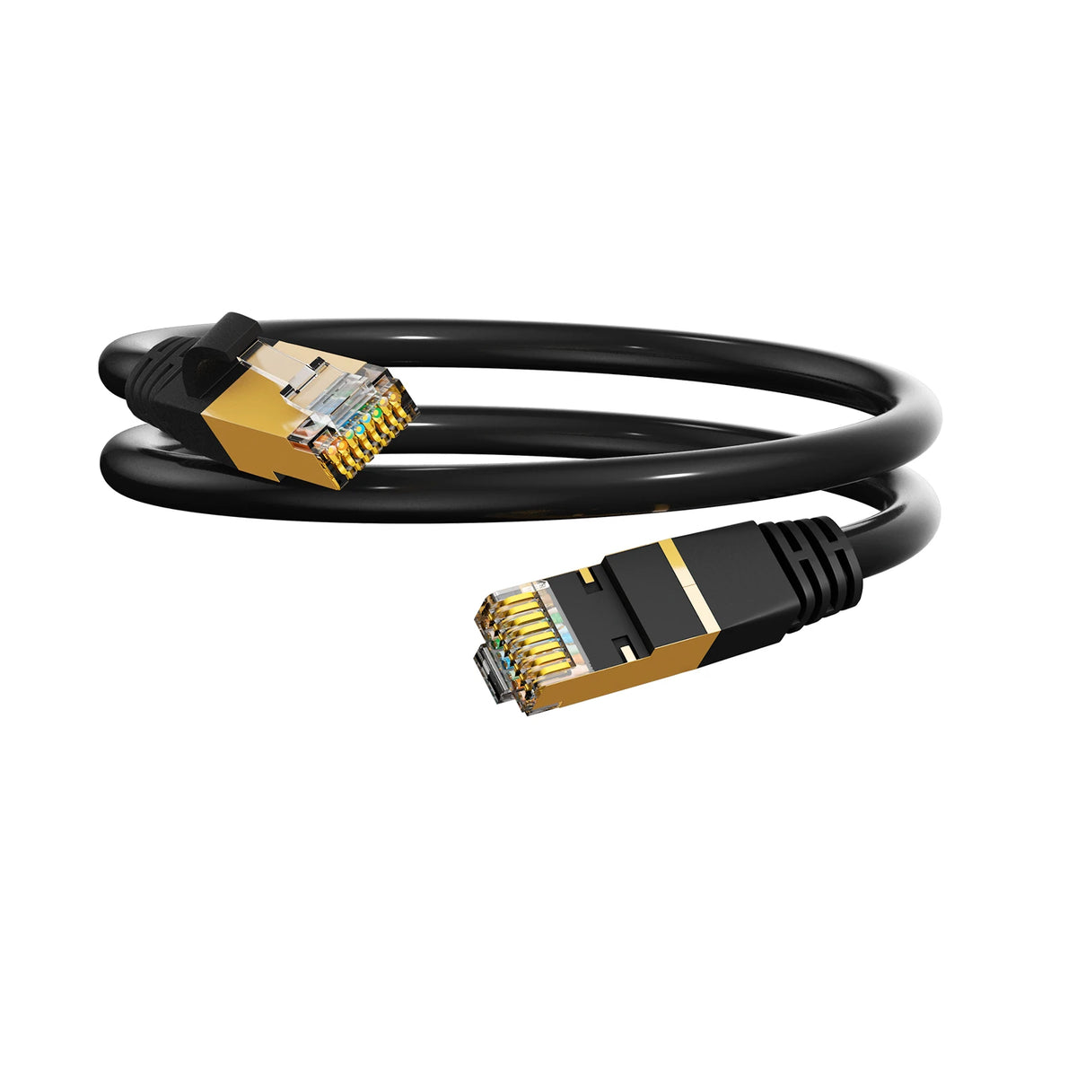 CAT 8 Ethernet Cable High Speed 0.3-30M 40Gbps 2000MHz Network Lan Cord RJ45 Shielded Indoor for Router PC PS5 Modem Xbox