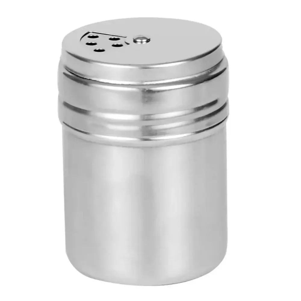 Multi-purpose Stainless Steel Seasoning Jar Salt Sugar Bottle Rotating Cover Kitchen Gadgets Spice Pepper Shaker Spice Jar