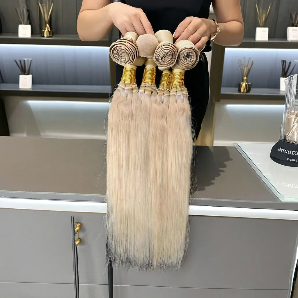 24-Inch Thick-End Human Hair Weaving Extensions,HairX
