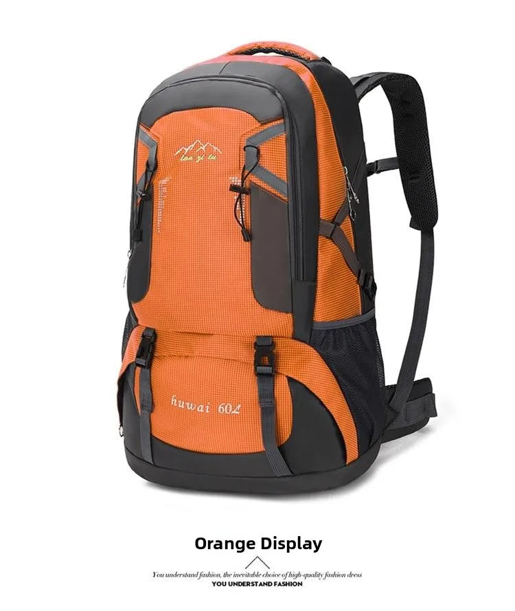 Outdoor Travel Backpack 60L Large Capacity Men's Women's Climbing Bag Luggage Multifunctional Bookbag Lightweight Waterproof