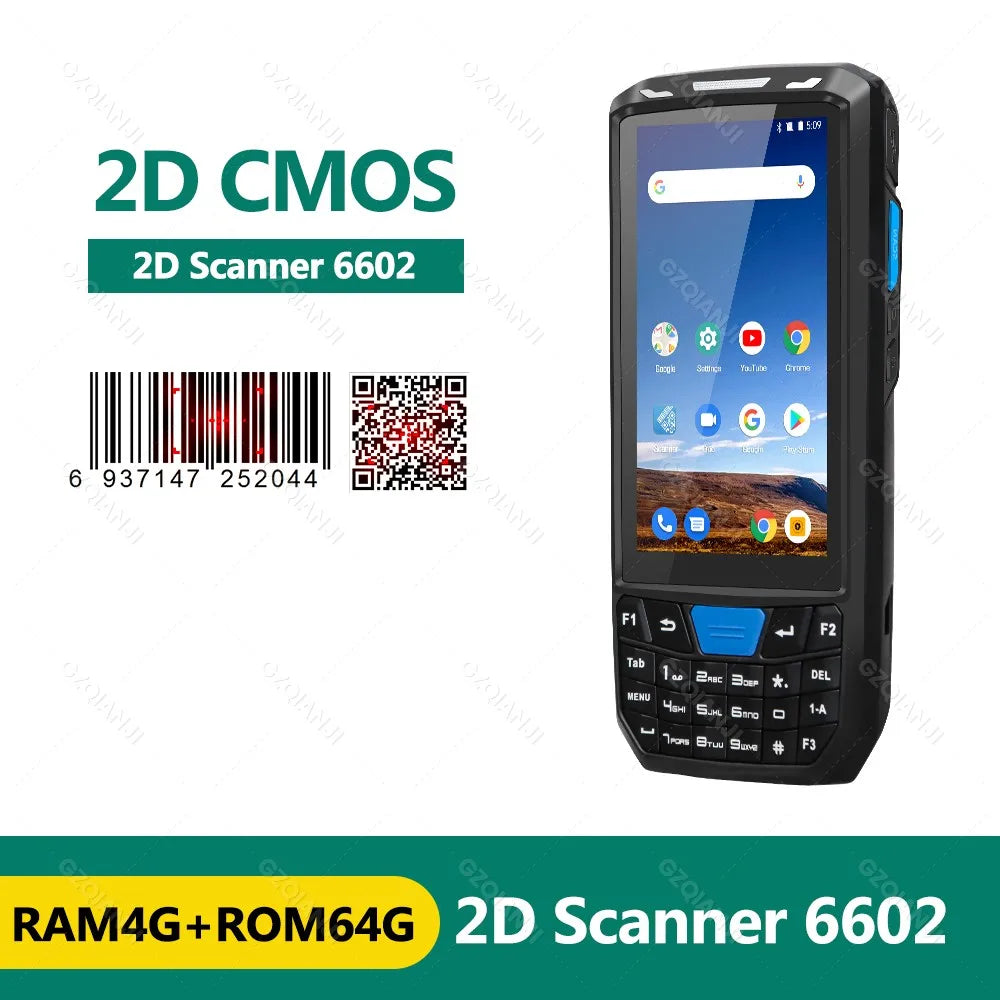 Android 13 PDA Rugged Handheld Terminal PDA Data Collector Honeywell 1D 2D QR Barcode Scanner Inventory Wireless 4G GPS POS PDA