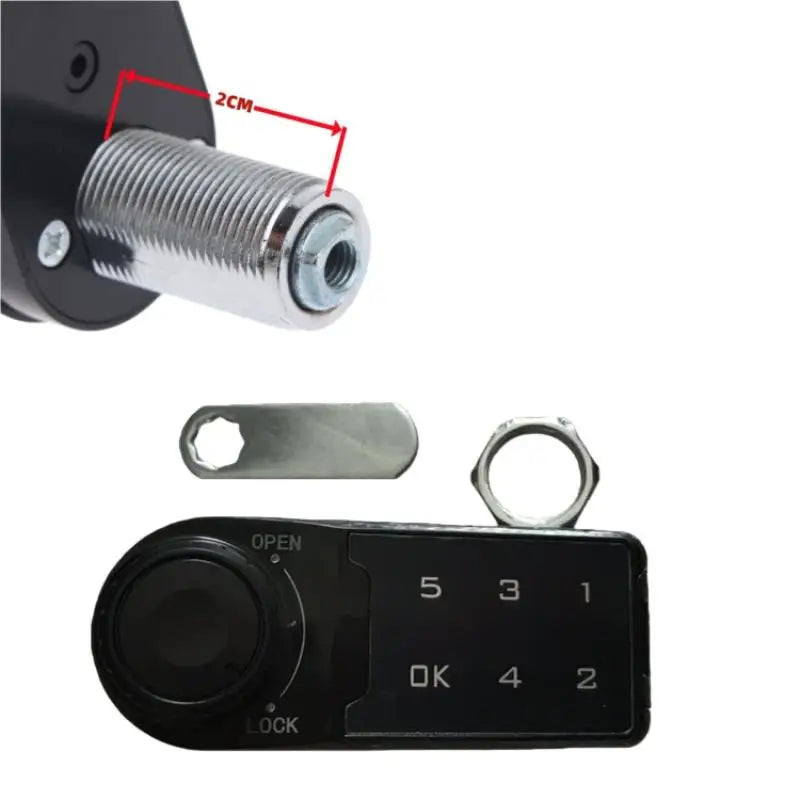 Digital Security Lock with RFID Card Key and Touch Keypad for Cabinet Locker