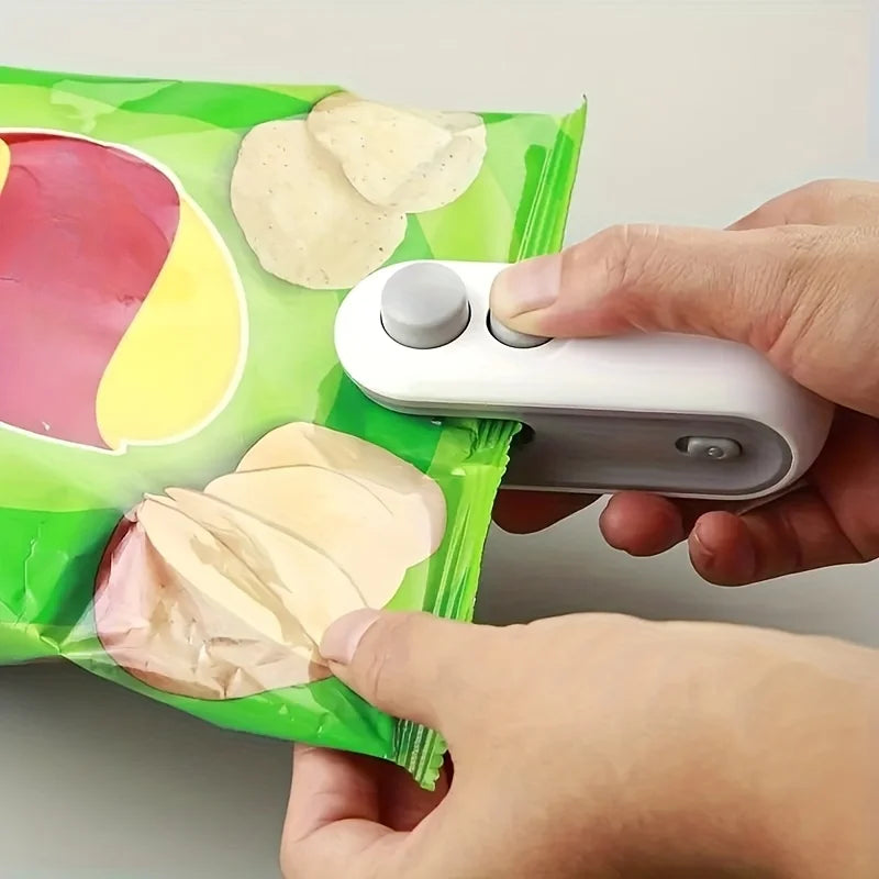 1pc Rechargeable Snack Bag Sealer: USB Magnetic Mini Sealer for Food Storage & Travel