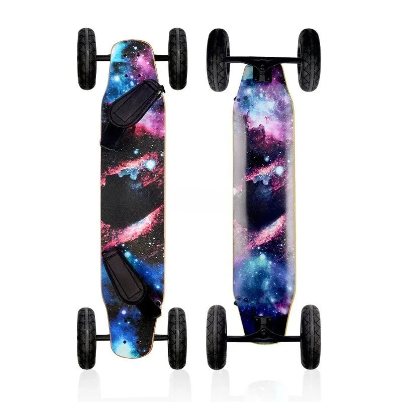 Wide Mountain Board Double Warp Skateboard Longboard