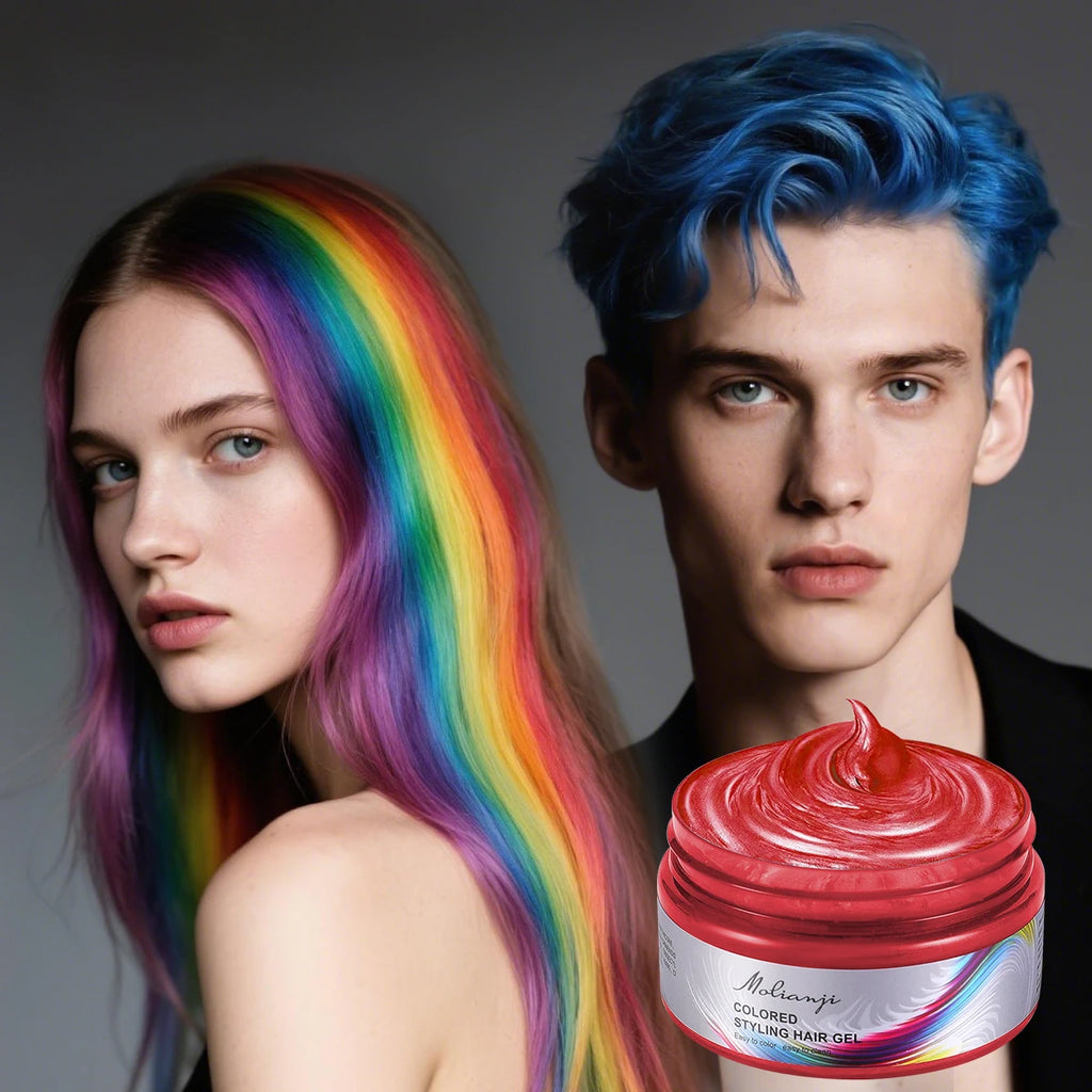 Disposable Hair Dye, Easy to Color, Easy to Clean, Instant Coloring, Creating colorful and Fashionable Hairstyles