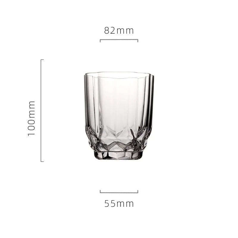 1PC Gold Diamond Red Wine Glass European Light Luxury Crystal Glass Household Tall Champagne Cup Whiskey Foreign Wine
