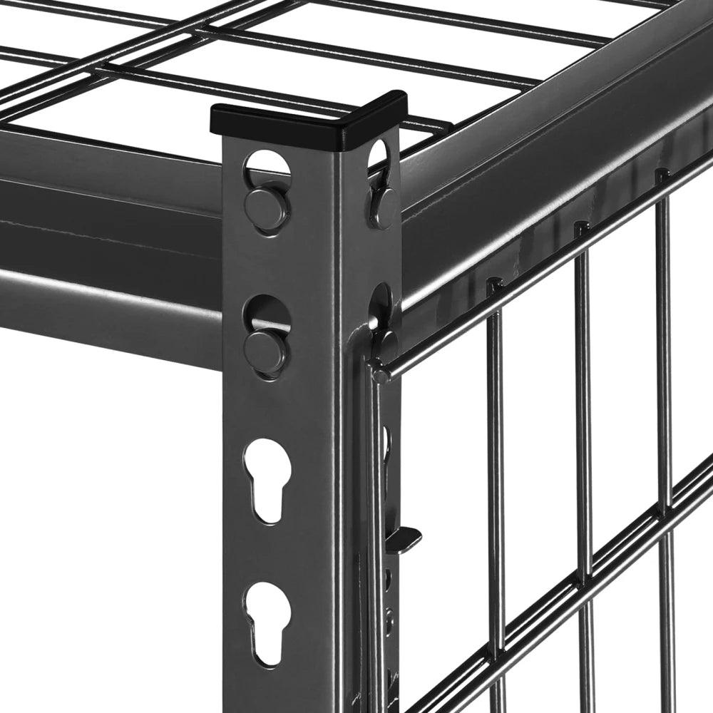 Heavy Duty Adjustable 4 Tier Storage Shelves 2400 lbs Load Capacity Storage Rack Living Room Display Shelf Multipurpose Display Rack for Garage Warehouse Basement Home