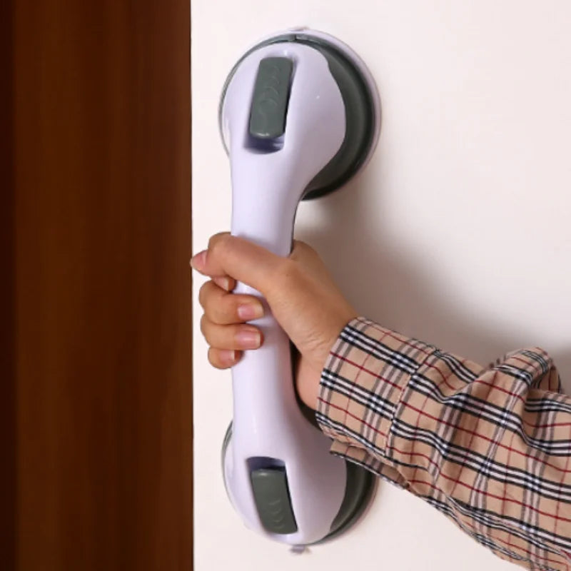 Bathroom Strong Suction Cup Armrest No Drilling Anti-fall Safety Handle Non-perforated Stable Grip for Elderly Children Senior