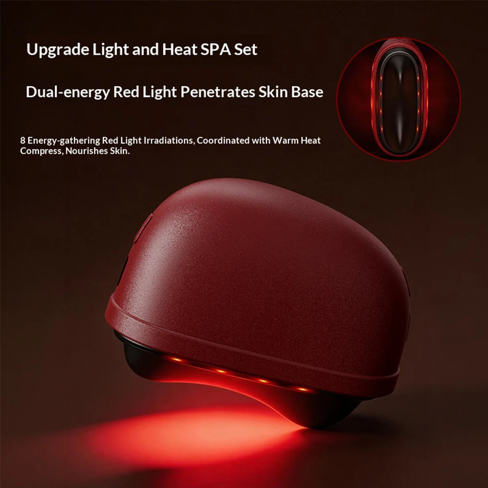 Facial Massager Electric Gua Sha Facial Sculpting Tool with Heated Vibration for Neck Face Skin Firming Home SPA