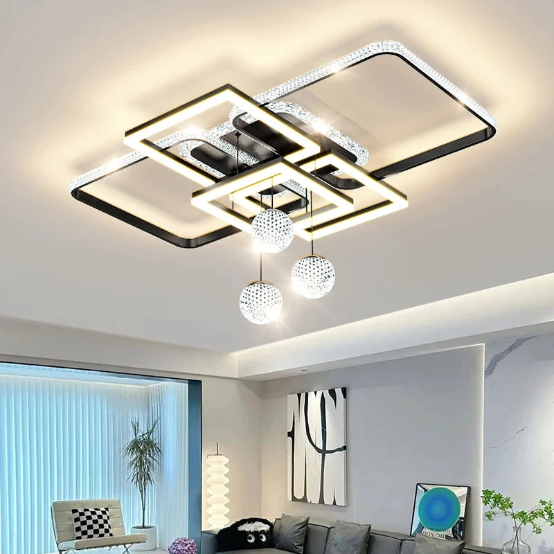 Modern Minimalist Living Room Pendant Light, Atmospheric New Living Room Ceiling Light, Modern Light Luxury Decorative Light
