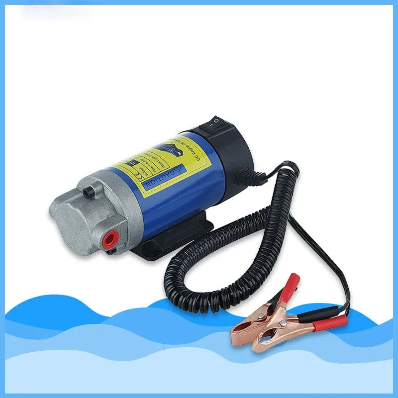 DC 12V / 24V Electric Transfer Pump Extractor Suction Oil Fluid Water Portable for Auto Marine Boat Diesel Car Motorbike