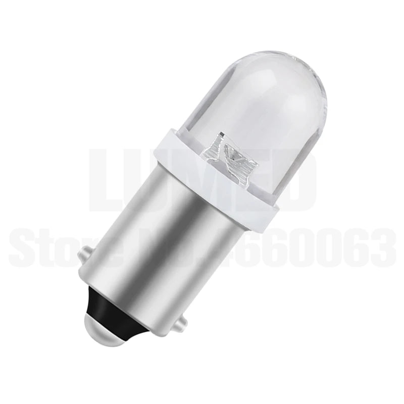 10pcs BA9S T4W LED Car light bulb T2W T3W Auto interior Lamp Round LEDs marker light emitting diode 12913 12910 12929