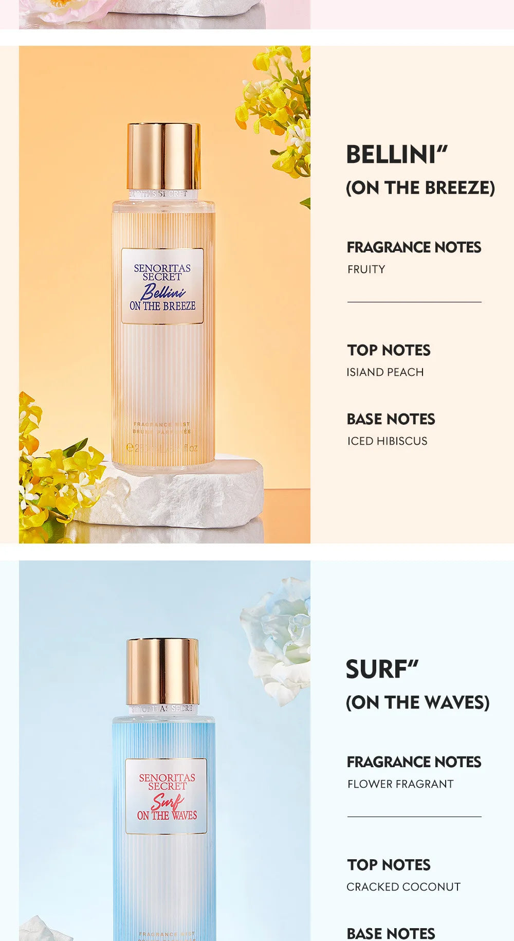 Thai Flower Fruit Perfume Vanilla Fragrance for Women Long-lasting Date Scent Good Girl Parfume Body Spray Floral Mist 250ml