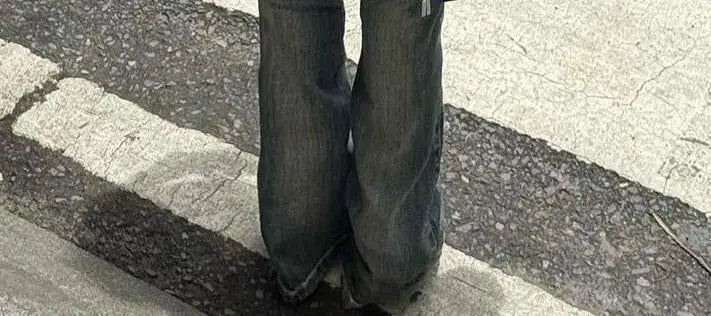 Women's Low Rise Flare Denim Pants Stacked Jeans Abi Bell Bottom Long Trousers Japanese Y2k Grunge Designer High Street Skinny