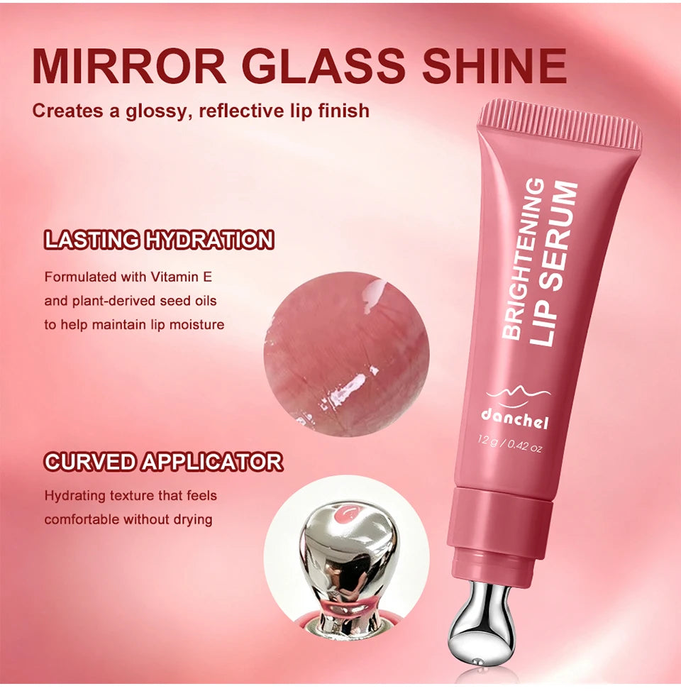 Moisturizing Lip Lotion Essence Volumizing Lip Glaze Women's Moisturizing and Moisturizing Natural Lip Gloss Hydrating Lip Gloss