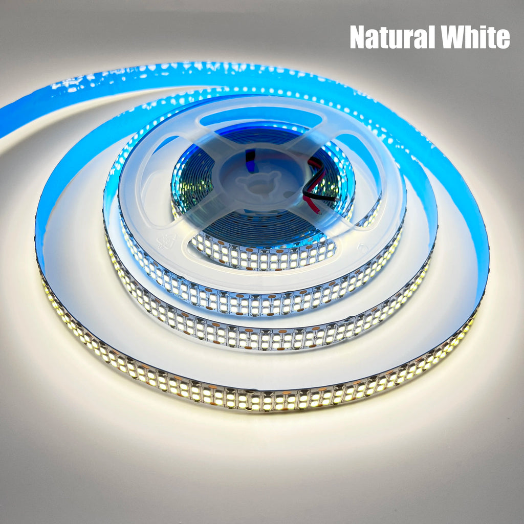 5m Double Row Led Strip light 2835 360Led 480Led 240Led 12V/24V High Bright Flexible Led Lamp IP67 Waterproof 3000K/4000K/6000K