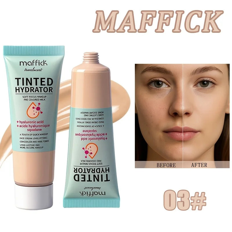 Tinted Primer Smooth Skin Blur Pores Fine Lines Waterproof Sweatproof Lightweight Natural Makeup Look