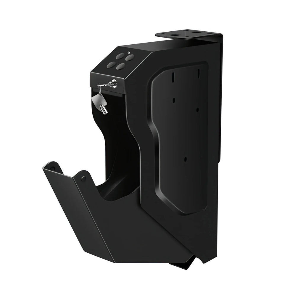Gun Safes Pistol Box Biometric Fingerprint/Password Steel Gun Box Unlock Anti-Burglary with Keys Strongbox For Desk Cabinet