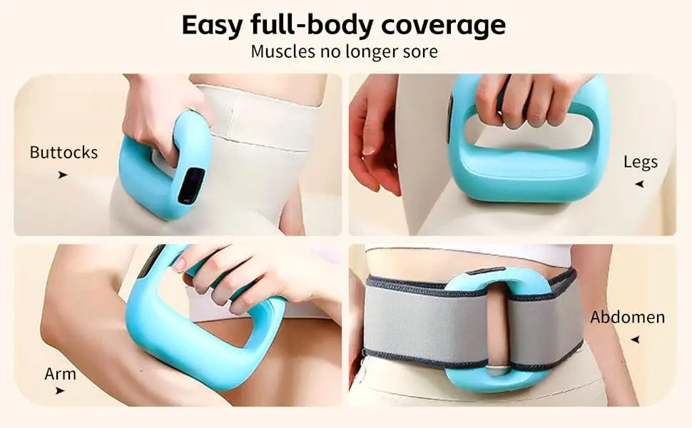 Rechargeable Body Slimming Machine Weight Loss Crazy Fat Burning Massage Fitness Belt Beauty Tool Constipation Fascia Ring