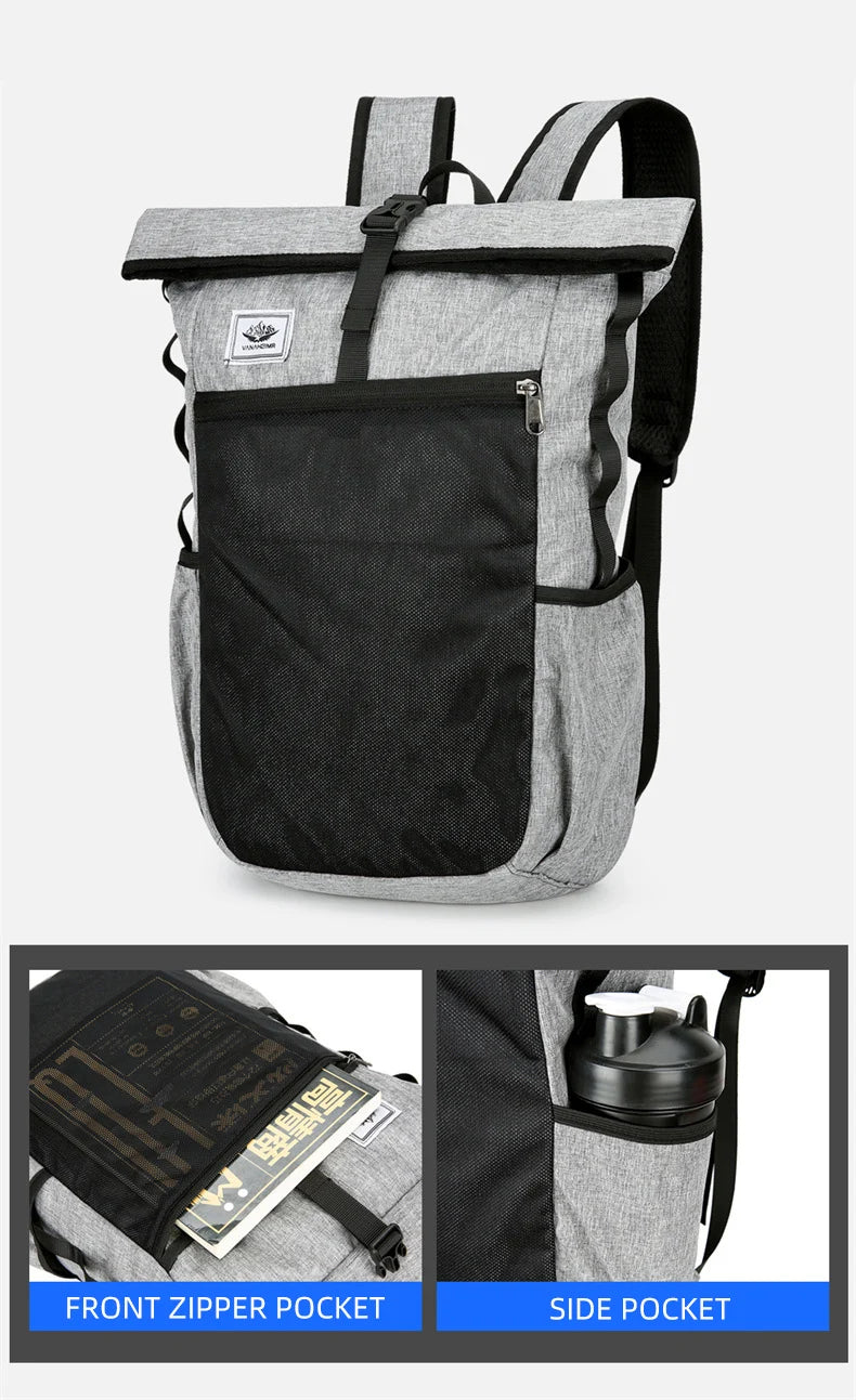 New Climbing Camping Outdoor Bags Travel Backpack For Men Women Sport Foldable Hiking Trekking Camping Shoulder Lightweight Bag