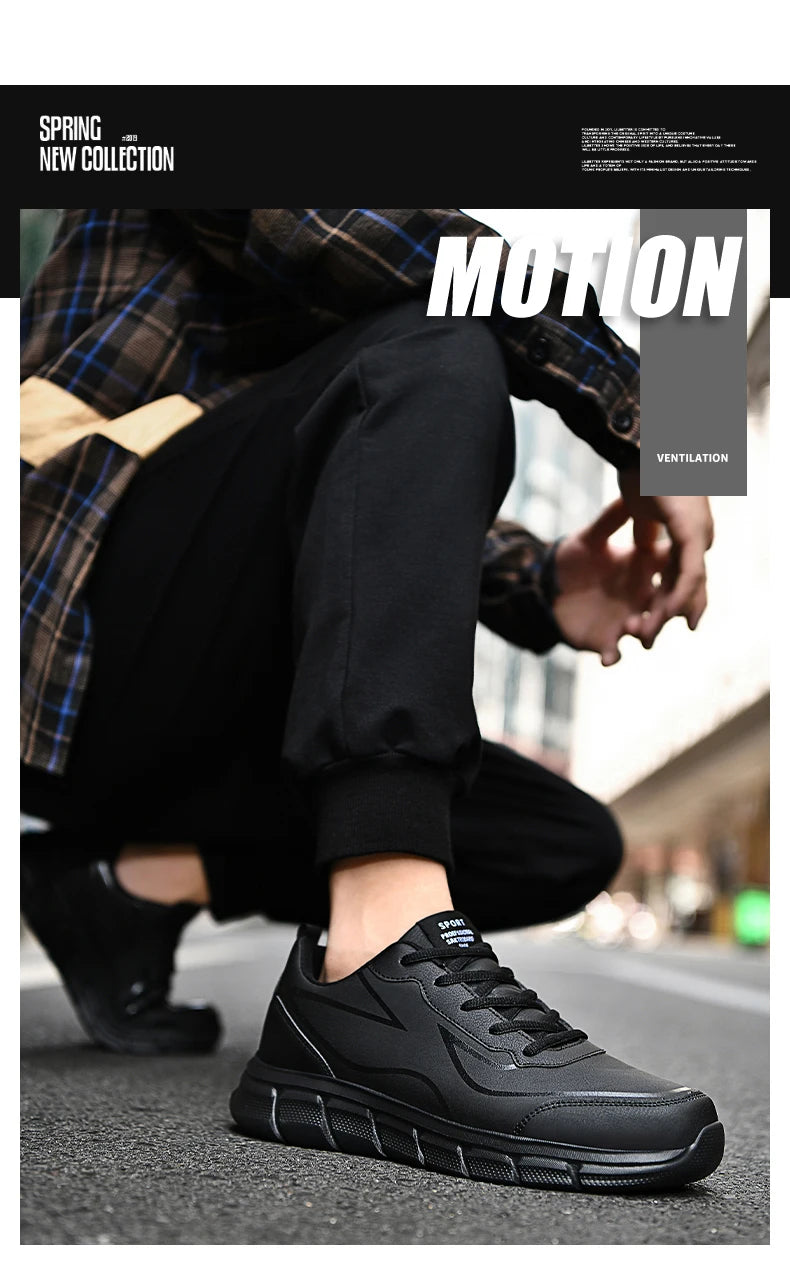 Men's Autumn Waterproof Sneakers Men Casual Sports Shoes Anti-skid Durable Running Tennis Trainers Man Fashion Casual Sneakers