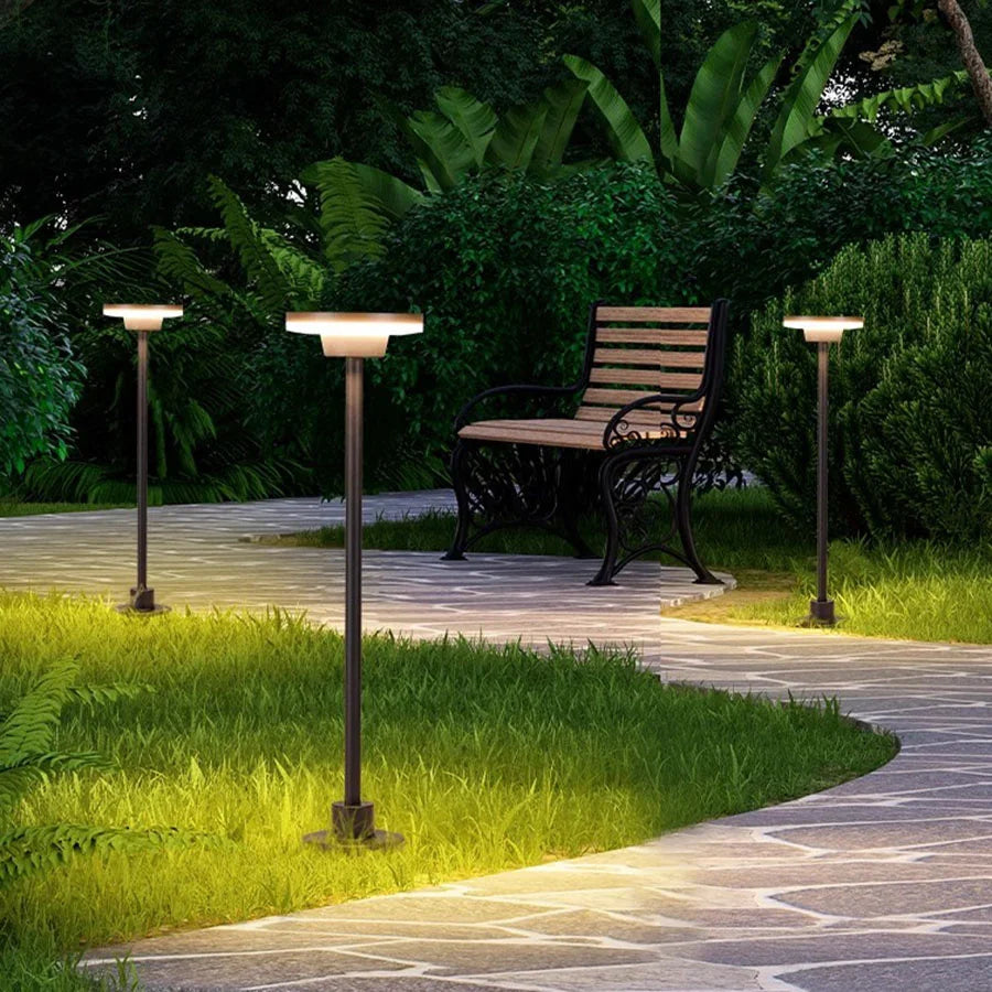 60/80CM Outdoor Pathway Bollard Lighting Waterproof Courtyard Garden Lawn Lamps LED Villa Landscape Fence Path Post Light