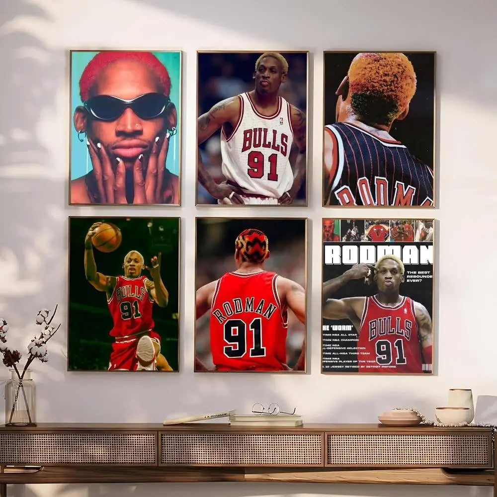 Rodman Poster Wall Art Printing Waterproof Home Living Bed Room Bar Aesthetic Decor