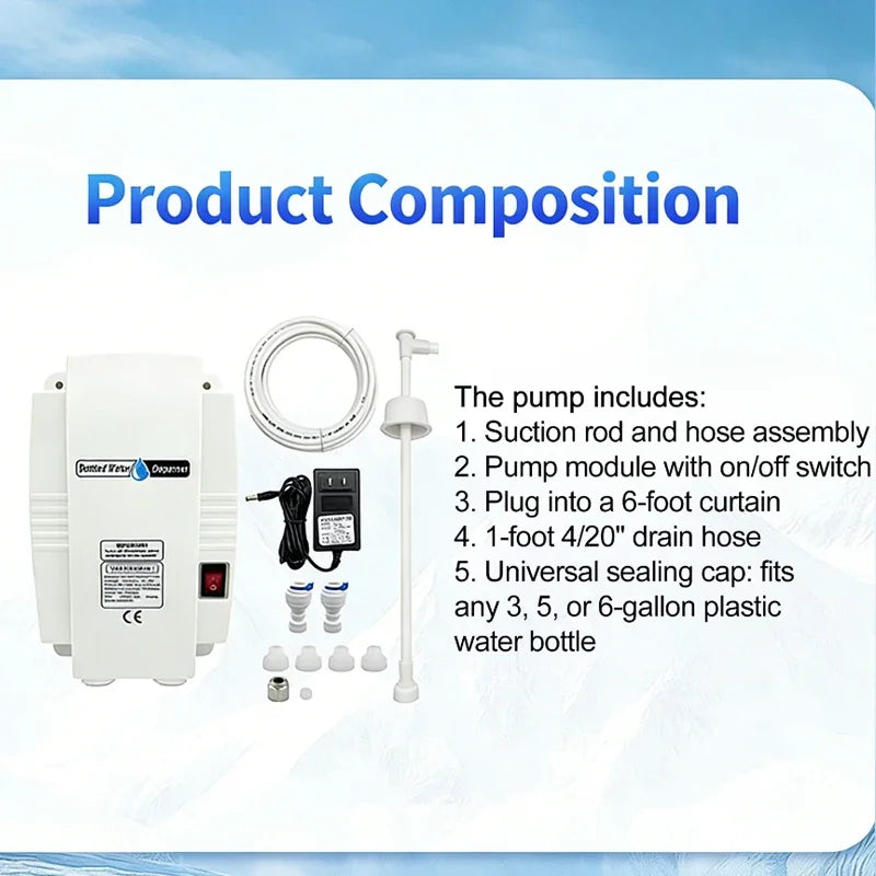 Electric Bottled Water Dispenser Pump Automatic Home Water Pump System High Pressure Water Jug Pump Dispenser for Coffee Machine