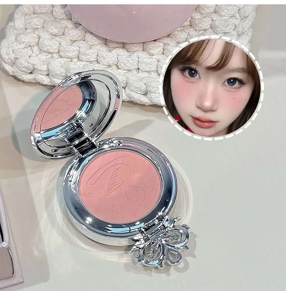 NICEKEY Face Makeup Sets Include 4 Lipgloss,1 Blush,1 Pressed Powder,1 Eyesshadow Palette,1 Contour Palette With Necklace Gift