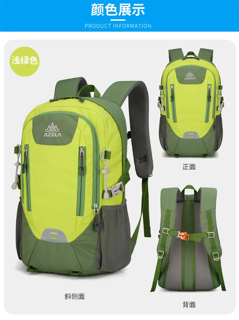 Outdoor Hiking Backpack for Women and Men Nylon Waterproof Travel Backpacks High Quality Mountaineering Camping Sports Bag