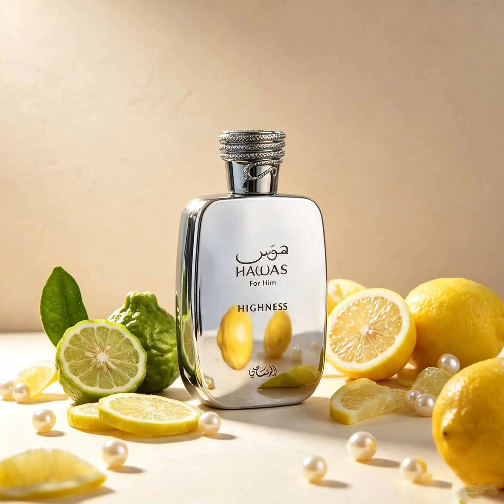 HAWAB HIGHNESS Eau de Toilette | Sweet Sour Citrus Gentle Woody Scent,Pure soothing Lemon Top Notes Transition To Cozy Woody Dry Down. Ldeal For Dates, Brings Refreshing Youthful Vibe To Win Hearts Easily.