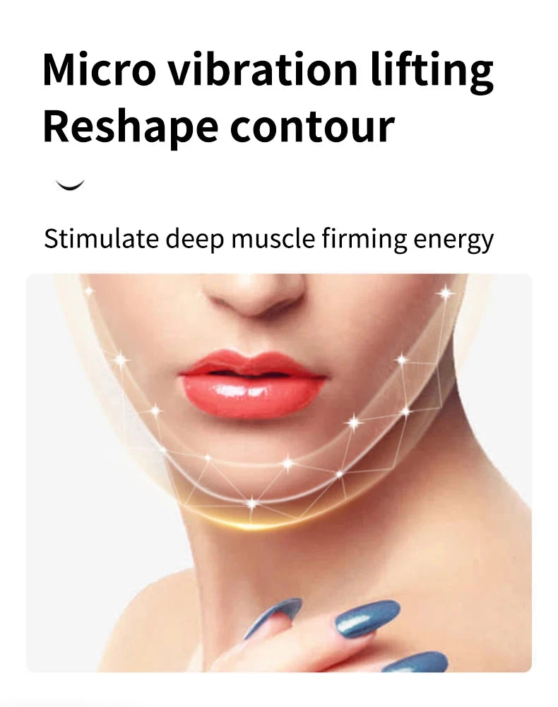 HOT NEW Lifting Massager Electric Facial Massager V-line Face Lifting Slimming Vibration Device Home Use Beauty Tool