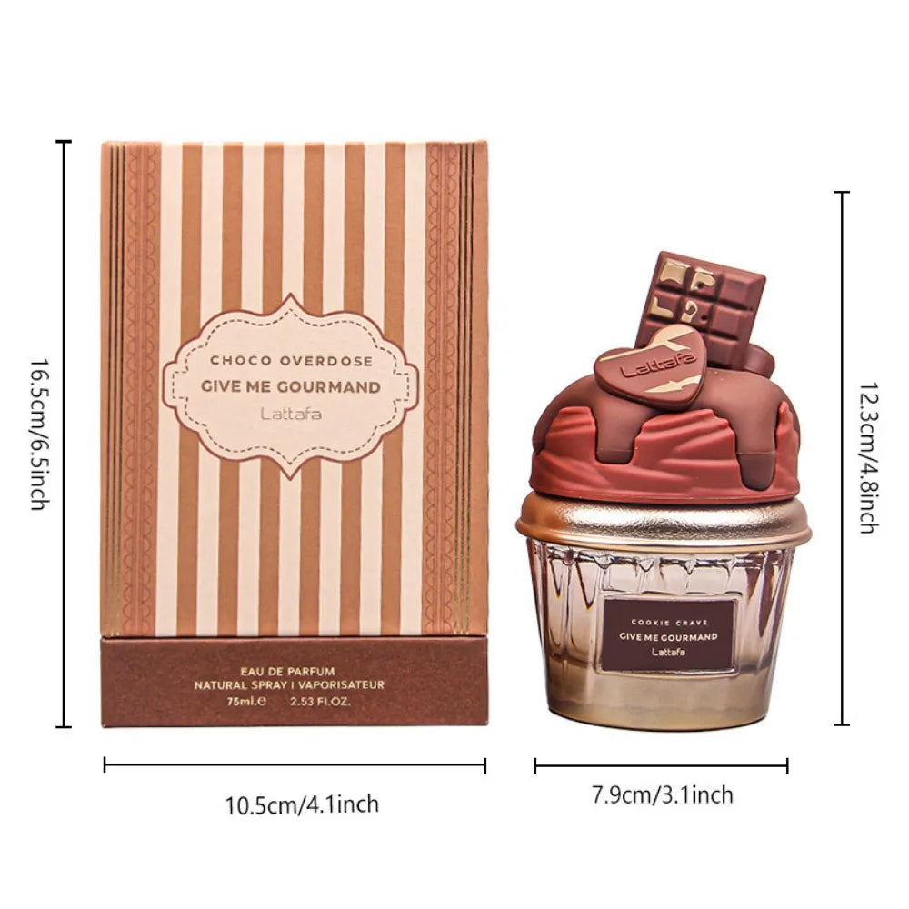 Creamy Ice Cream Scented Perfume – Sweet Fragrance Gift Set, 75ml. A Middle Eastern Perfume for Women, Arabian Fragrance