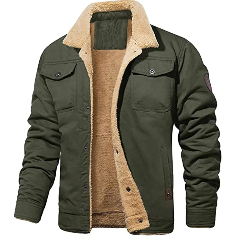 New 2024 Autumn Men's Jacket High Temperature Resistant Outerwear Long Sleeve Fashionable City Lapel Jacket for Casual Scene