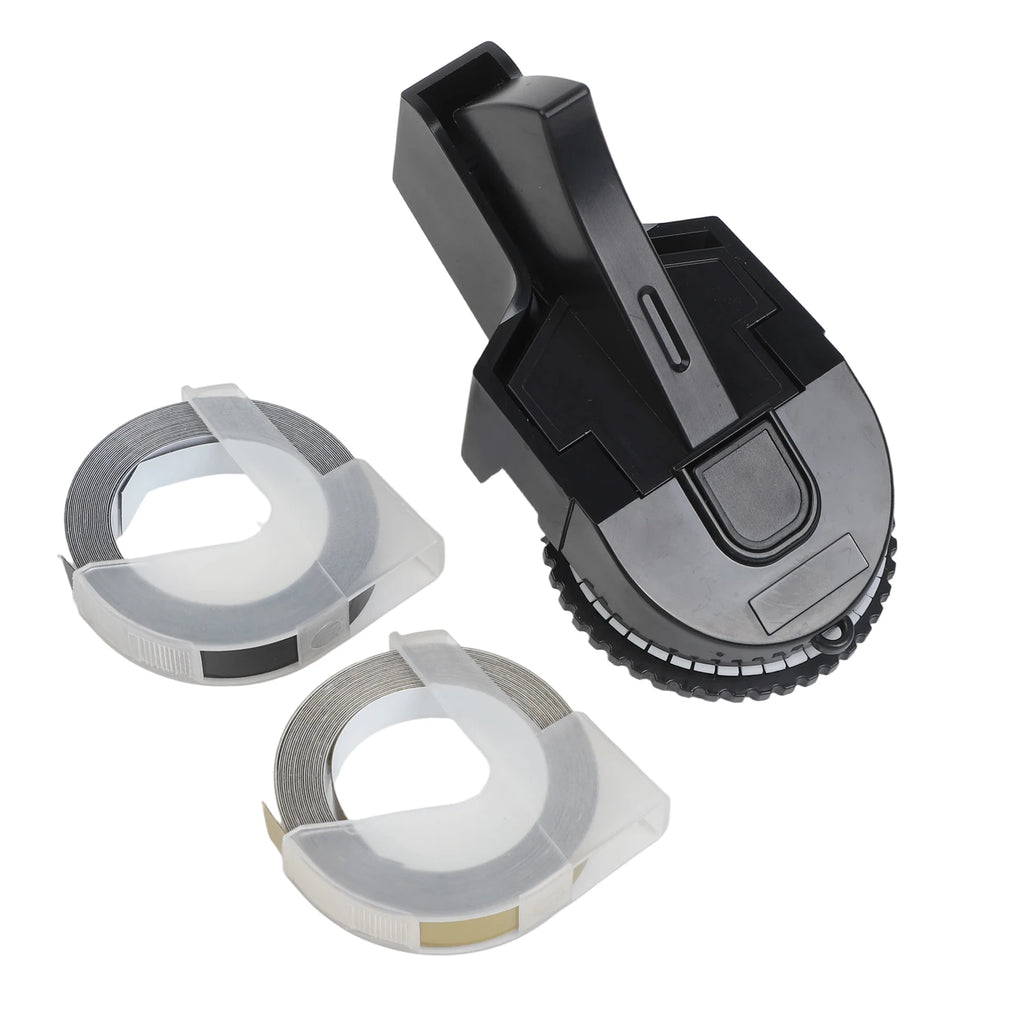 Tape-cutting Embossing Label Maker 108*56mm Alphanumeric Black DIY Letters Manual Numbers Plastic Printer Tool