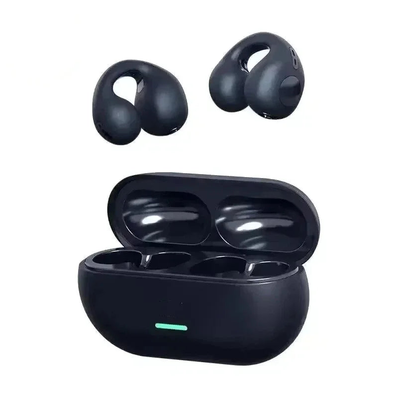 Original BT12 Wireless Bluetooth Earphones Sound Earcuffs TWS Ear Hook Headset Sport Earbuds For Phone Game Headphones With Mic