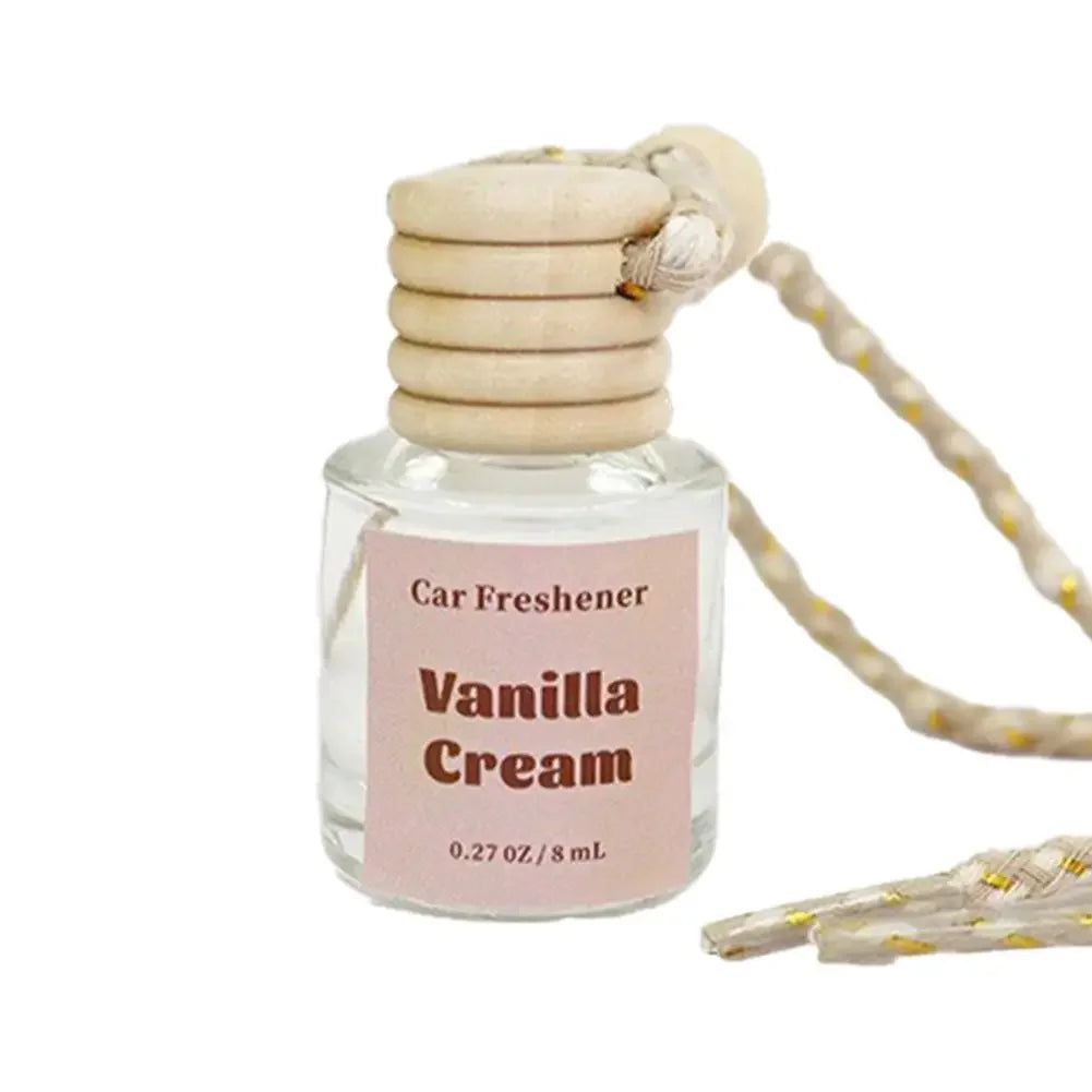 Car Hanging Perfumes Pendant Portable Hanging Aromas Men Present Women Hanging Air Freshener Bottle Car Glass Diffuser Frag J3C4