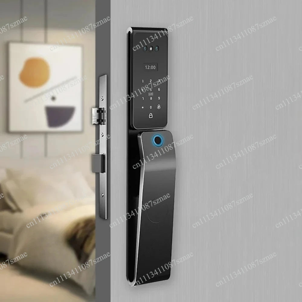 Israel lock Tuya wireless waterproof smart appearance facial recognition digital lock 6085 wooden door biometric fingerprint