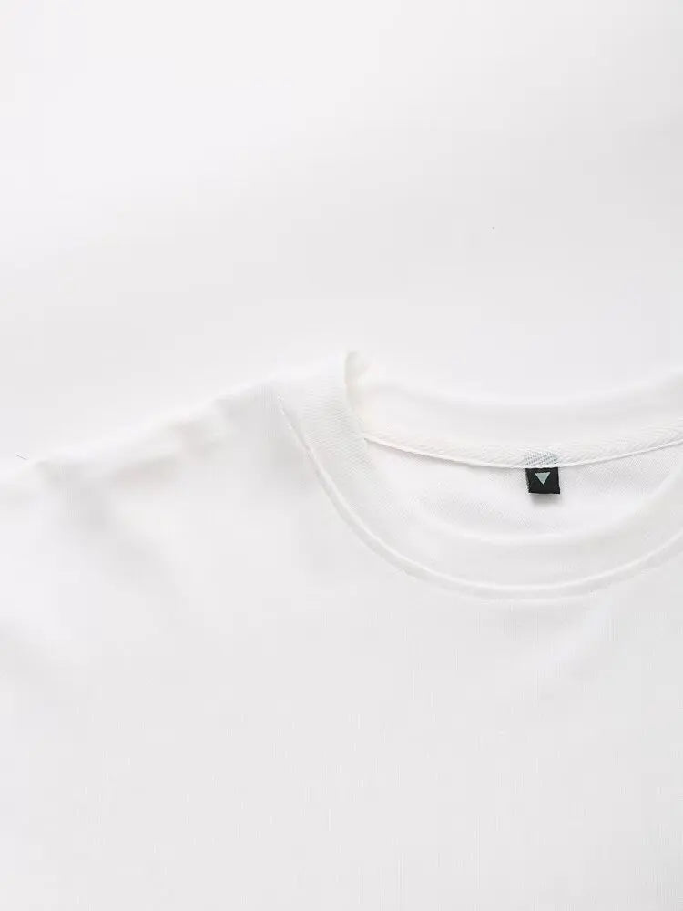HH 2024 Women's Solid Casual T Shirts Pant Set Short Sleeves O-Neck T-Shirt Top+Lace-up Loose Side Pockets Straight Pant