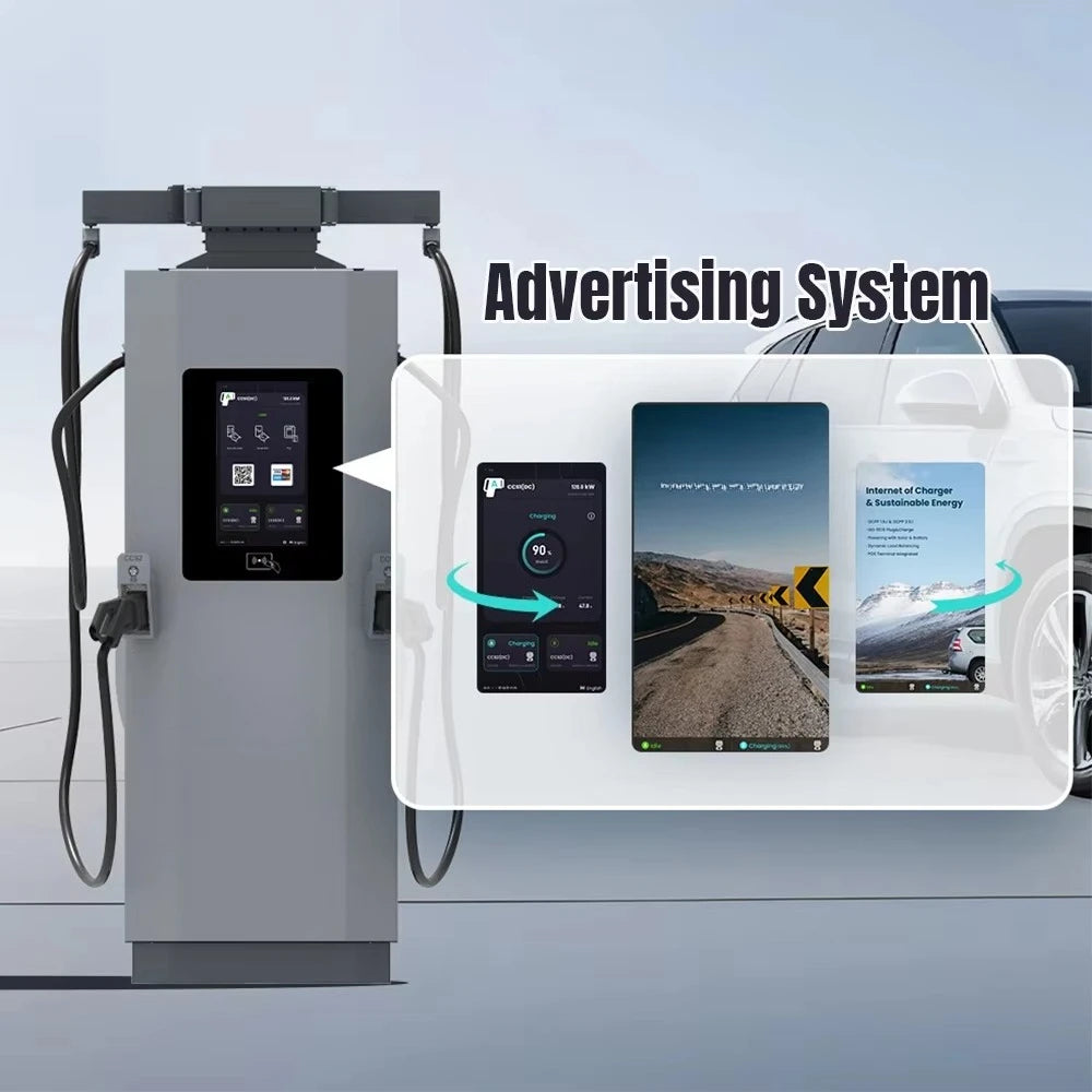 240kW to 420kw Ultra Fast DC EV Charger Station OCPP 2.0.1 Commercial Public Floor-mounted Electric Vehicle Charging Station