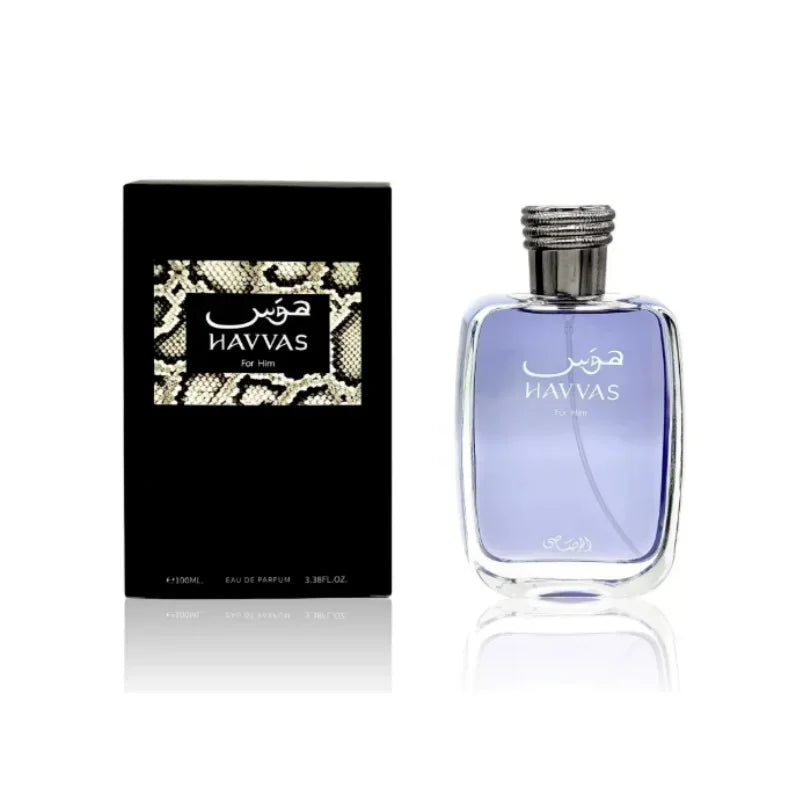Rasasi Hawas for Him Men's Eau De Parfum – Middle Eastern Fragrance | Hawas Ice | Hawas Elixir Women's Perfume